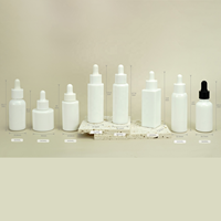 Personnalisé 1oz gouttes opale blanc verre pipette bouteille, 10ml 15ml 50ml, 100ml et 120ml disponibles.