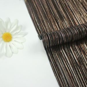 Nhà Máy Giá Xếp Li <span class=keywords><strong>100</strong></span> <span class=keywords><strong>Polyester</strong></span> xếp li Interlock lá Jersey nghiền nát vải cho Ăn mặc - Product Image 5