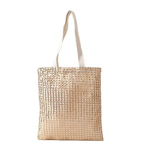 Sailing Gold Canvas Tote Bag Large Customizable Shopping Bag For General Packaging - Product Image 1