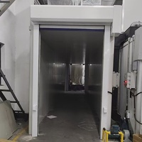 Porte de stockage frigorifique automatique en PVC imperméable à haute vitesse, porte à enroulement rapide isolée, prête à l'emploi pour usage commercial