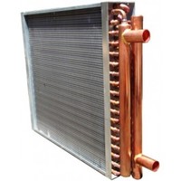 Échangeur de chaleur eau-air avec ventilateur pour serre