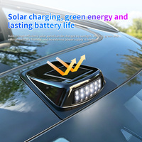 Lumière décorative de toit de voiture à LED solaire Demon's Eye avec LiDAR, RGB, anti-collision arrière, clignotante, lumière de navigation