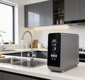 Purificateur d'eau domestique en plastique 100G, machine à eau potable directe, filtration intelligente alcaline à 5 étapes, système de filtration 5 niveaux - Product Image 2