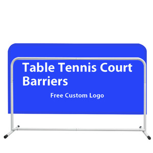 Barrière de tennis de <span class=keywords><strong>table</strong></span> pour tournoi, impression publicitaire double face, tube galvanisé de 25 mm, plastique rétractable, logo personnalisé pour intérieur - Product Image 2