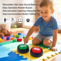 Bouton sonore programmable amusant pour enfant, jouet à piles en ABS, bouton enregistrable pour chien parlant, pour les 2-3 ans, détection de mouvement