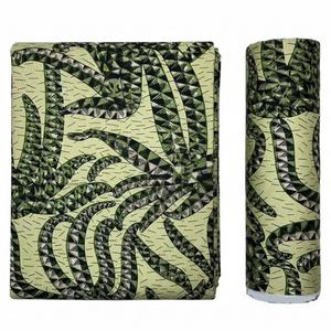 En stock : Tissu <span class=keywords><strong>pagne</strong></span> Ankara 100 % coton, popeline <span class=keywords><strong>de</strong></span> coton africaine à imprimé double face, lavable, aux couleurs vives, motif Golden Wax - Product Image 1