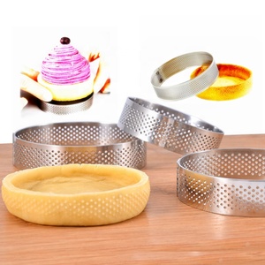 Juego de moldes para pasteles antiadherentes redondos de acero inoxidable de nueva producción para cocinas domésticas y uso en panadería - Product Image 5
