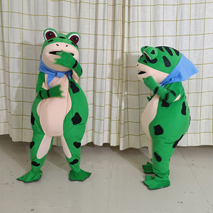 Déguisement <span class=keywords><strong>gonflable</strong></span> de grenouille pour enfants, accessoires de performance de marionnette de dessin animé, avec la phrase « You Are so Beautiful Wearing Funny Doll Costumes » - Product Image 3