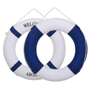 <span class=keywords><strong>Bouée</strong></span> <span class=keywords><strong>de</strong></span> <span class=keywords><strong>sauvetage</strong></span> <span class=keywords><strong>professionnelle</strong></span> pour piscine et bateau, matériau HDPE, circulaire, diamètre 51-71 cm - Product Image 1