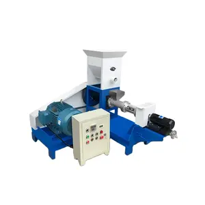 New floating fish food feeds pellet mini granulator extruder machine High productivity for Farms