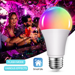 Smart Home WiFi foco <span class=keywords><strong>Alexa</strong></span> Google Home Control remoto RGB Regulable Smart Bulb - Product Image 6