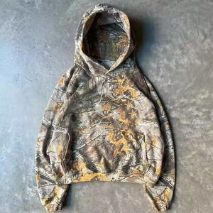 READY CLOTH Ensemble de salon camouflage pour homme Commande en gros Boxy Fit Streetwear 100% coton Real Tree DTG Branch Print Heavyweight Vintage - Product Image 1