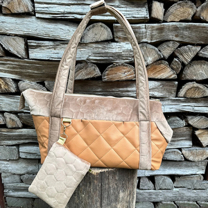 Outdoor <strong>Travelling</strong> Brown <strong>Dog</strong> Bag Carrier Custom <strong>Dog</strong> <strong>Name</strong> Carrier Purse with Pockets - Product Image 4