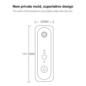 d'alarme 1080p appartement étanche wifi sans fil intelligent anneau vidéo sonnette caméra - Product Image 6
