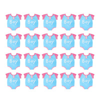 Cartes de vote pour la révélation du sexe (garçon/fille), accessoires de jeu de devinettes pour le sexe du bébé, fournitures de jeu pour fête prénatale, célébration du nouveau-né