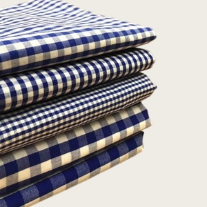 Superbe Rouleau de Tissu en Coton Pur 40S, Teint en Fil, à Carreaux, pour la Confection de Pantalons et Vestes - Product Image 1