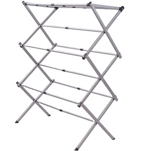Adjustable <strong>Extension</strong>-type Three Rod <strong>Garment</strong> Clothes Dryer Rack Single Bar <strong>Garment</strong> Rack Eco-friendly Carton Box White