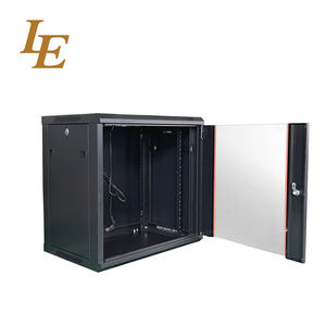 Armoire murale démontable à section unique avec porte en verre trempé de 19 pouces et serrures - Product Image 1