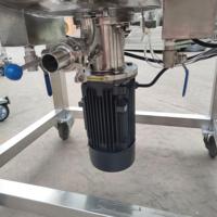 Réservoir de mélange en acier inoxydable de 300 L, homogénéisateur de savon liquide, mélangeur, ligne de production de shampooing