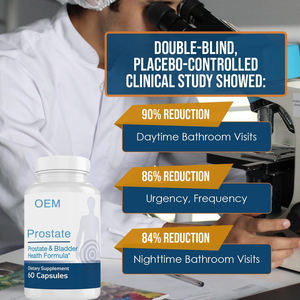 Suppléments avancés à base de plantes pour hommes OEM <span class=keywords><strong>Prostate</strong></span> Plus avec lycopène Saw Palmetto et plus pour la santé naturelle de la <span class=keywords><strong>prostate</strong></span> - Product Image 4