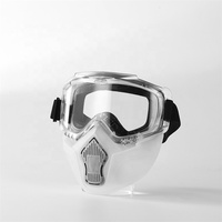 Lunettes de moto unisexes Anti-UV, personnalisées, coupe-vent, pour adultes, en stock