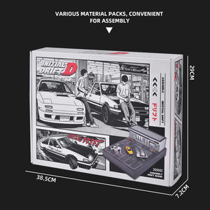 Modello di Parcheggio Multipiano in <span class=keywords><strong>Scala</strong></span> <span class=keywords><strong>1</strong></span>:<span class=keywords><strong>64</strong></span> con Luci, Garage Sopraelevato per Esposizione e Conservazione, Modello in Miniatura - Product Image 6