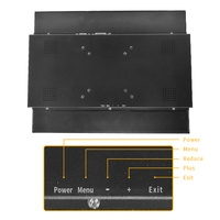 15 Inch 1024*768 4:3 Capacitive Touch Monitor Black USB LCD Screen Industrial Monitor