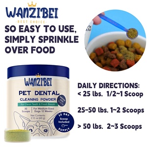 Poudre Nettoyante Dentaire OEM <span class=keywords><strong>pour</strong></span> Chiens et Chats – Cible le Tartre, Blanchit les Dents, Rend le Sourire Plus Éclatant, Prévient la <span class=keywords><strong>Mauvaise</strong></span> <span class=keywords><strong>Haleine</strong></span> - Product Image 2