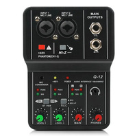 Carte son d'ordinateur de mélangeur USB Mini 48V de scène professionnelle et console de mixage audio