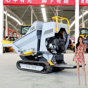500kg 1000kg Capacidad de carga Crawler Mini Dumper con motor de gas EPA - Product Image 4