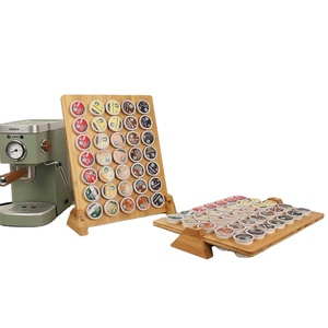 Bamboo K Cup Holder Compatible with K Cups, <b>Coffee</b> <b>Pod</b> Holder K Cup <b>Drawer</b> Organizer Keurig <b>Pod</b> Holder - Product Image 1