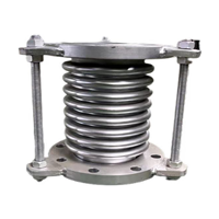 Tuyau flexible métallique d'échappement de type soufflet à bride tressée, basse pression, résistant aux produits chimiques, à la corrosion et à la peinture, garantie 3 ans