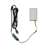 Layar Sentuh Resistif 3,97 Inci Cocok untuk Kecantikan Medis dengan Kartu Kontrol USB Empat Kawat
