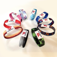 Bracelet événementiel élastique NFC Q-9 en tissu tissé imperméable de haute qualité pour 213, 215, Ntag216 – Bracelet tactile pour couple