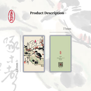 Cuaderno de Arte Li Kuchan, Mini Diario de Bolsillo para el 125.º Aniversario, Pintura con Tinta China, Colección Memorial Hall, Regalo con Temática de Aves - Product Image 5