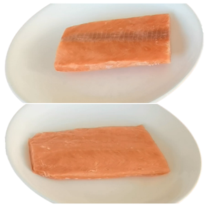 ปลาแซลมอนสีชมพูแช่แข็ง ไร้หนัง โปรตีนสูง ไขมันต่ำ ธรรมชาติ 100% จากอลาสก้า ปลอดสารเคมี น้ำหนัก 1 ปอนด์ สำหรับส่งออก - Product Image 1