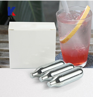 Cilindro de Gas CO2 de Alta Densidad para Cerveza, Precio Promocional, Cartucho de Gas Mini de 4g/6g/8g/12g/16g/17g, 60BAR