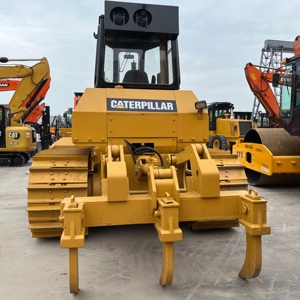 Topadoras de cadenas Caterpillar D7G D6 usadas de alta calidad con rippers, maquinaria de movimiento de tierras de alta potencia - Product Image 4