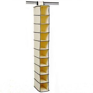 <b>Wall</b>-Mounted 10-Layer Non-Woven <b>Storage</b> Bag Hanging Closet Shoe Organizer for Shoes <b>Storage</b> - Product Image 2