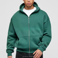 Hoodie Heavyweight 500gsm 100% Katun Vintage Acid Wash Resleting Pria Custom Logo Oversized Streetwear Pullover Sweatshirt