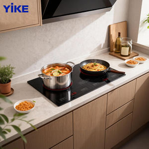 Cuisinière à <span class=keywords><strong>induction</strong></span> double électrique magnétique à commande tactile 220-240V 2 foyers - Product Image 1