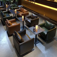 Ensemble de meubles de bar en bois massif, style minimaliste moderne, pour cafés, bars, salons de thé, bistrots, pubs, restaurants