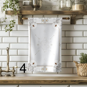 Serviettes de cuisine en coton personnalisées pour les fêtes, serviettes de thé, serviettes de cuisine - Product Image 4