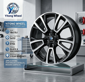 Cerchi in Lega MINI JCW a Cinque Razze 18 Pollici Nuovi 18*7J ET54 36106898049 Finitura Nera Garanzia 1 Anno - Product Image 1