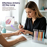 Bâtonnet magnétique double extrémité pour nail art, aimant puissant en acier pour manucure DIY effet œil de chat