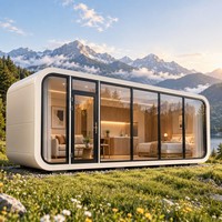 Villa Modulaire Double Aile en Forme de Cabane, Grande Maison Préfabriquée pour Complexes Hôteliers, Camping-grounds et Projets de Glamping de Luxe