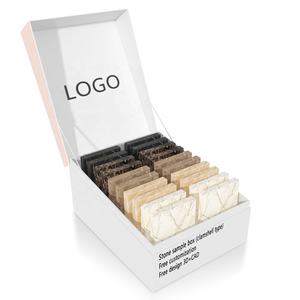 Экологически чистый камень образец упаковки Кварцевый корпус переработанный картонный стеллаж - Product Image 1