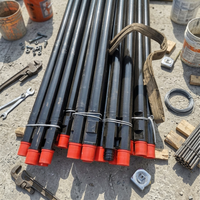 Tige de forage à fond de trou 3m QZJ100B, accessoires d'outillage de forage noirs soudés par friction, fabrication de qualité supérieure