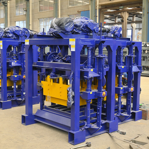<strong>QTJ4-40B</strong> Automatic <strong>Interlocking</strong> Brick Machine for Cement High Efficiency Brick <strong>Production</strong> <strong>Line</strong> - Product Image 1