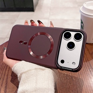 เคสโทรศัพท์แม่เหล็กพร้อมขาตั้งกล้องและที่ชาร์จไร้สายสำหรับ iPhone 17 Pro Max 17 Air 16 15 14 13 12  ฝาหลังแข็ง PC ป้องกันแรงกระแทก - Product Image 6